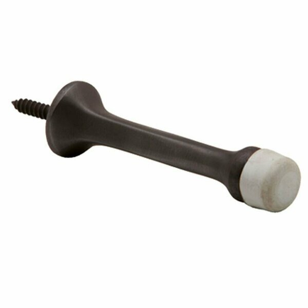 Aluminum 3-3/16in Solid Door Stop Aged Bronze Finish, Ives Commercial, Mfr#: 61A716